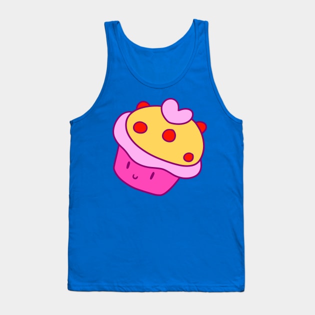 Heart Cupcake Tank Top by saradaboru